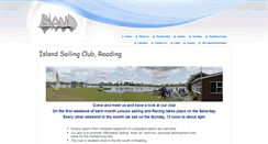 Desktop Screenshot of islandsailingclub.co.uk