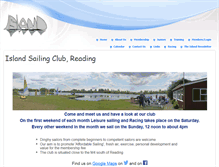 Tablet Screenshot of islandsailingclub.co.uk